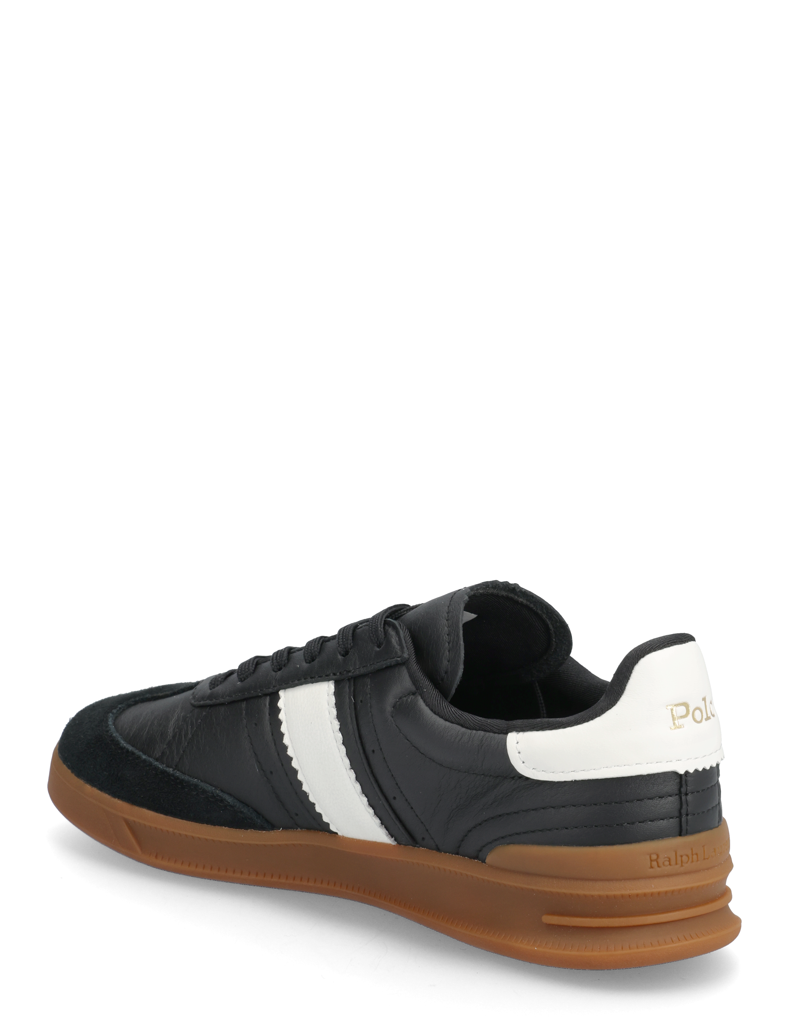 Polo Ralph Lauren - Heritage Aera Suede Sneaker - lave sneakers - black - 2