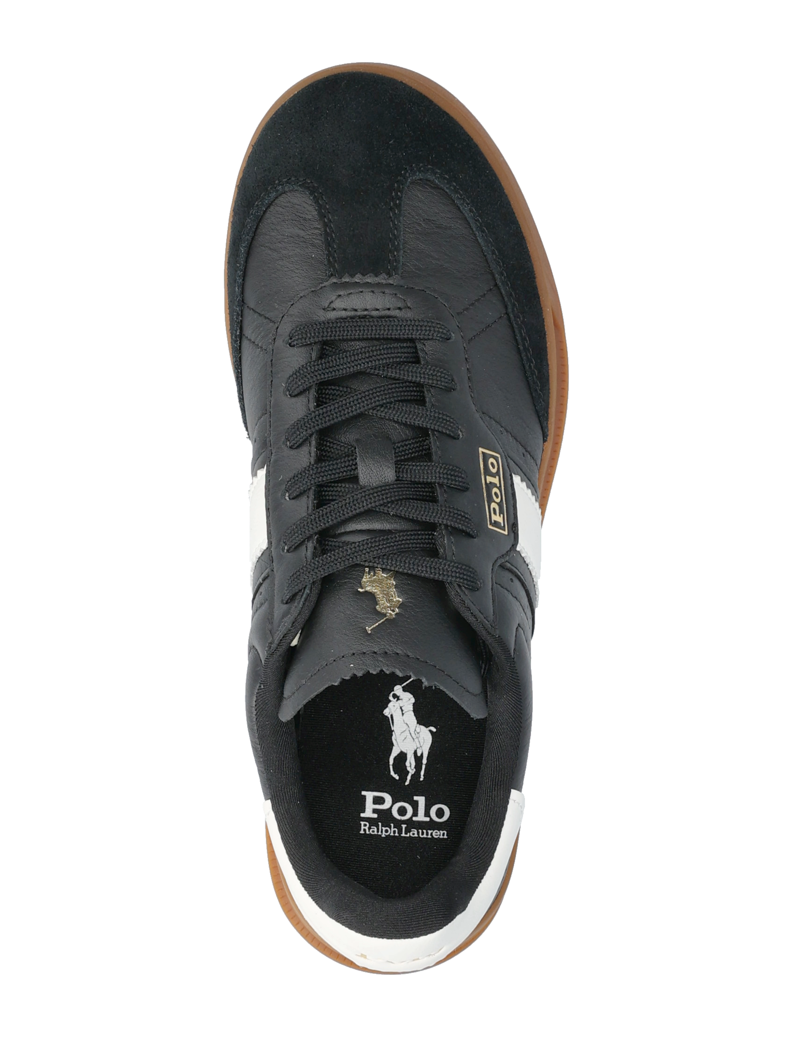 Polo Ralph Lauren - Heritage Aera Suede Sneaker - lave sneakers - black - 3