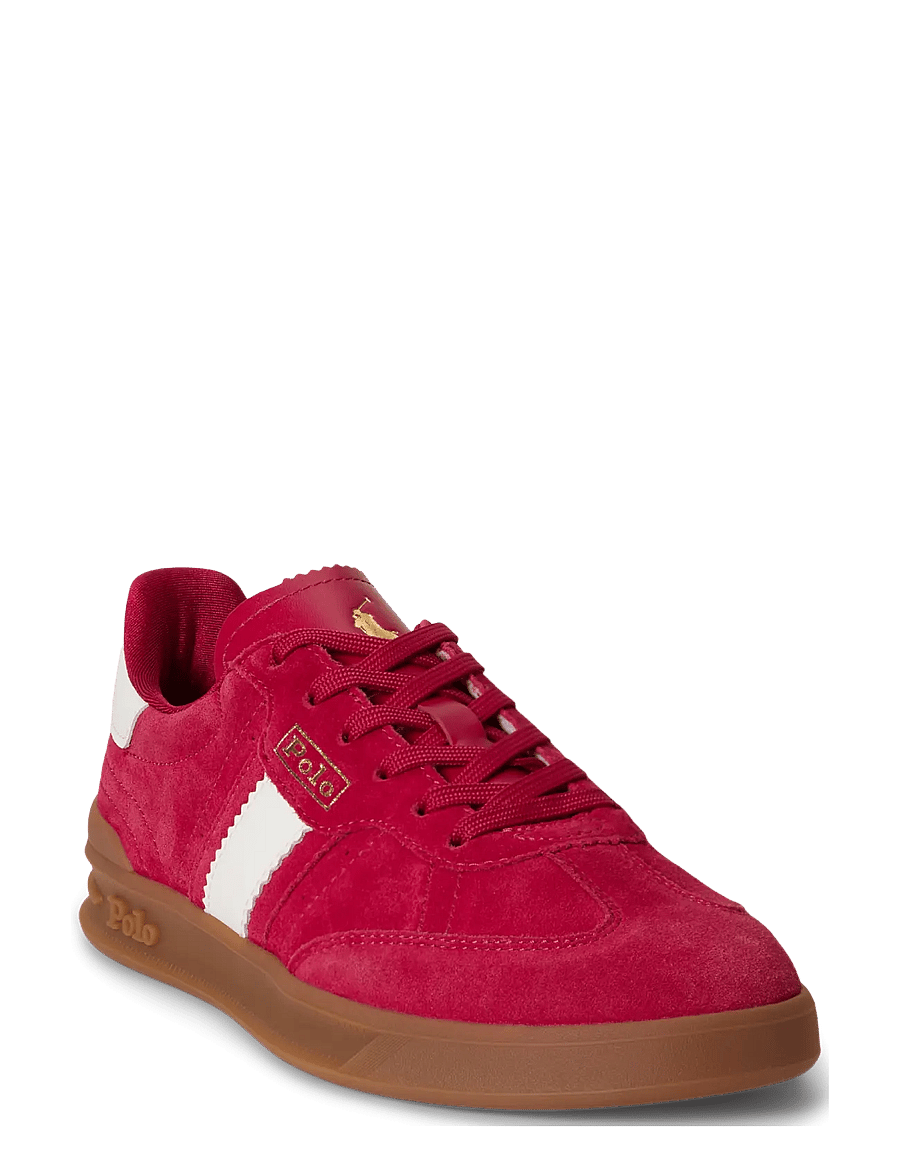Polo Ralph Lauren - Heritage Aera Suede Sneaker - niedrige sneaker - classic red - 0