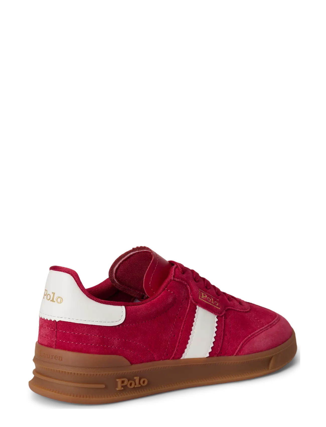 Polo Ralph Lauren - Heritage Aera Suede Sneaker - lágir strigaskór - classic red - 1