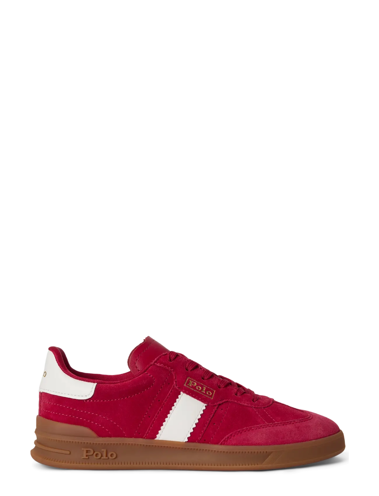 Polo Ralph Lauren - Heritage Aera Suede Sneaker - lágir strigaskór - classic red - 2