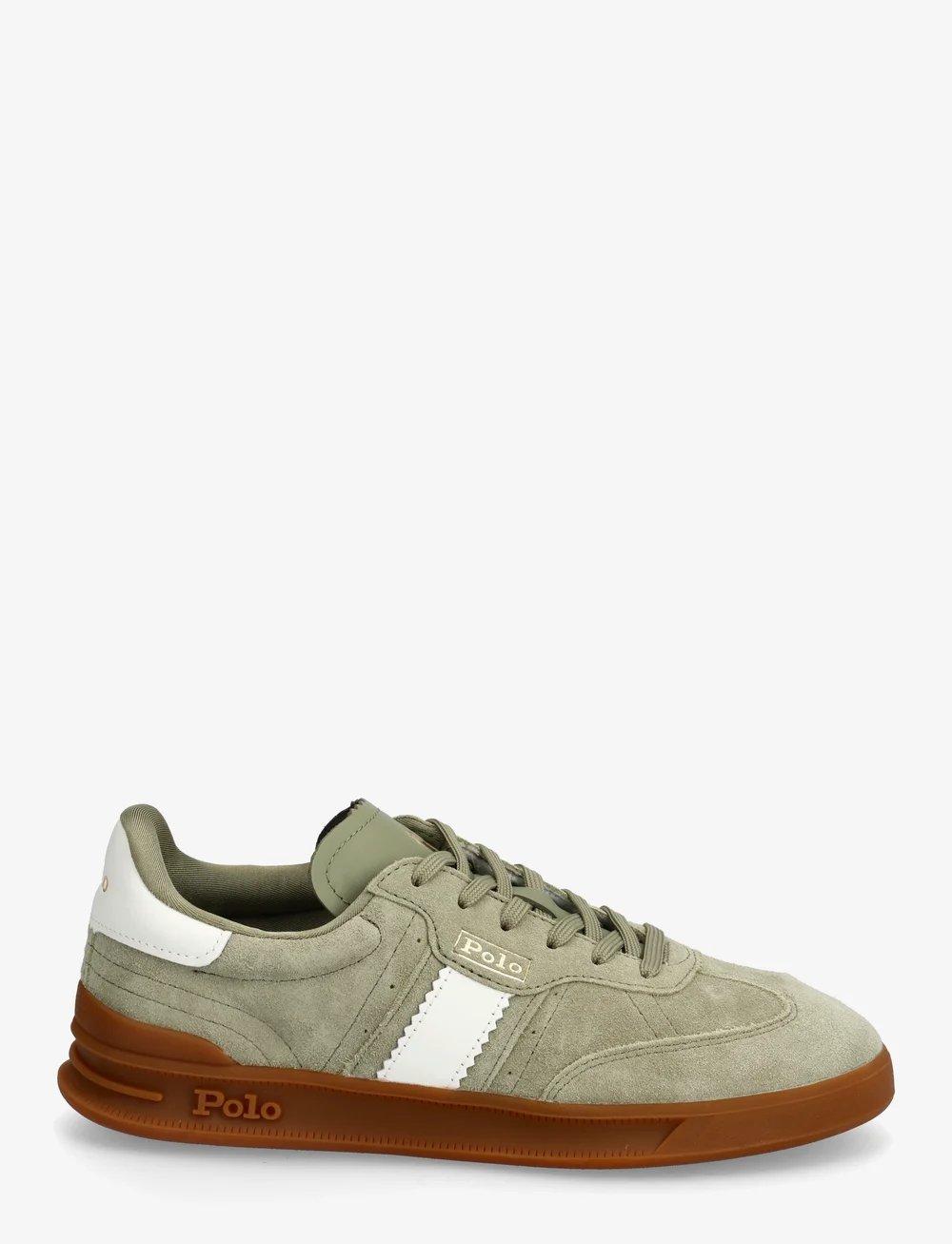 Polo Ralph Lauren - Heritage Aera Suede Sneaker - lage sneakers - sage green/deckwa - 1