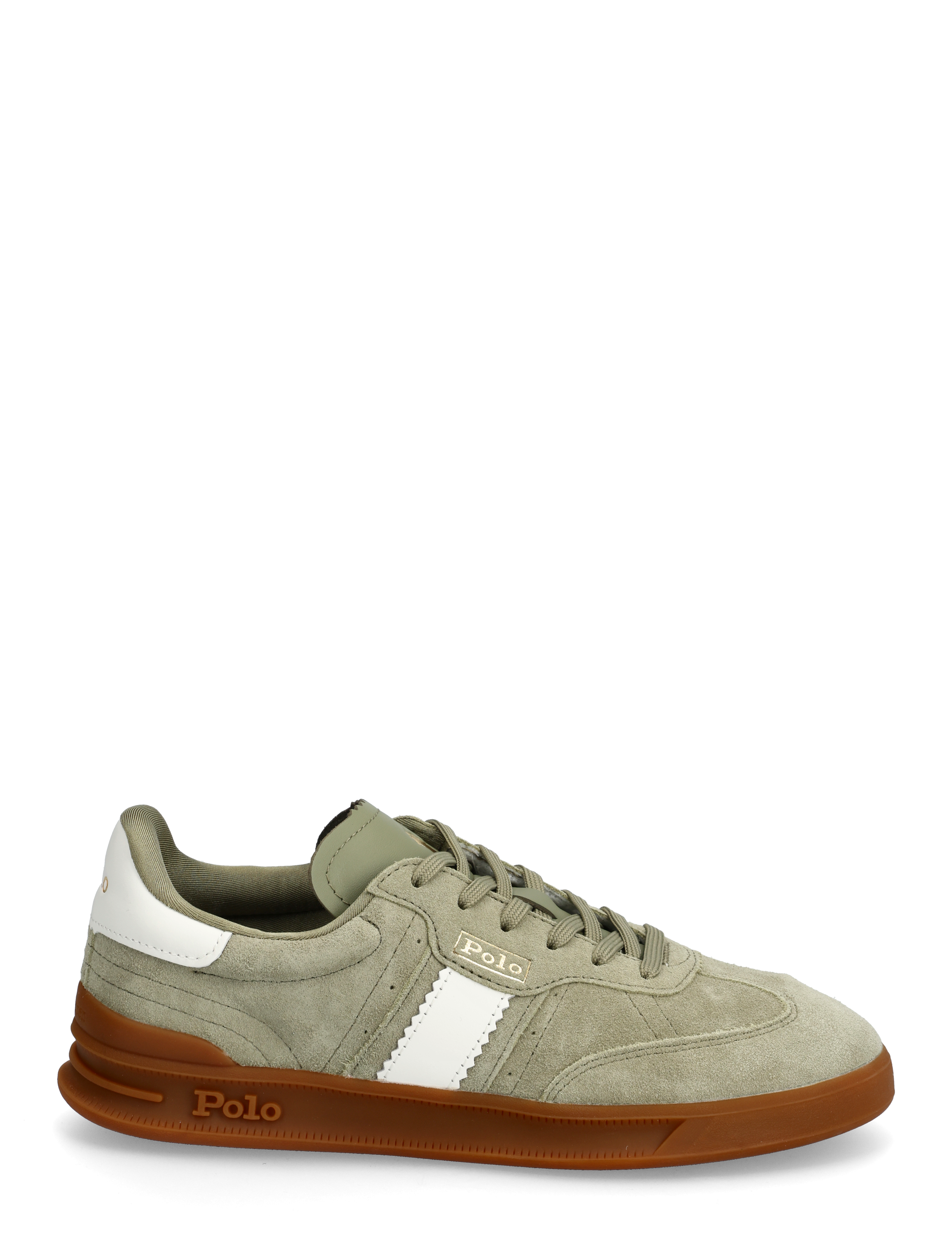 Polo Ralph Lauren - Heritage Aera Suede Sneaker - baskets basses - sage green/deckwa - 1