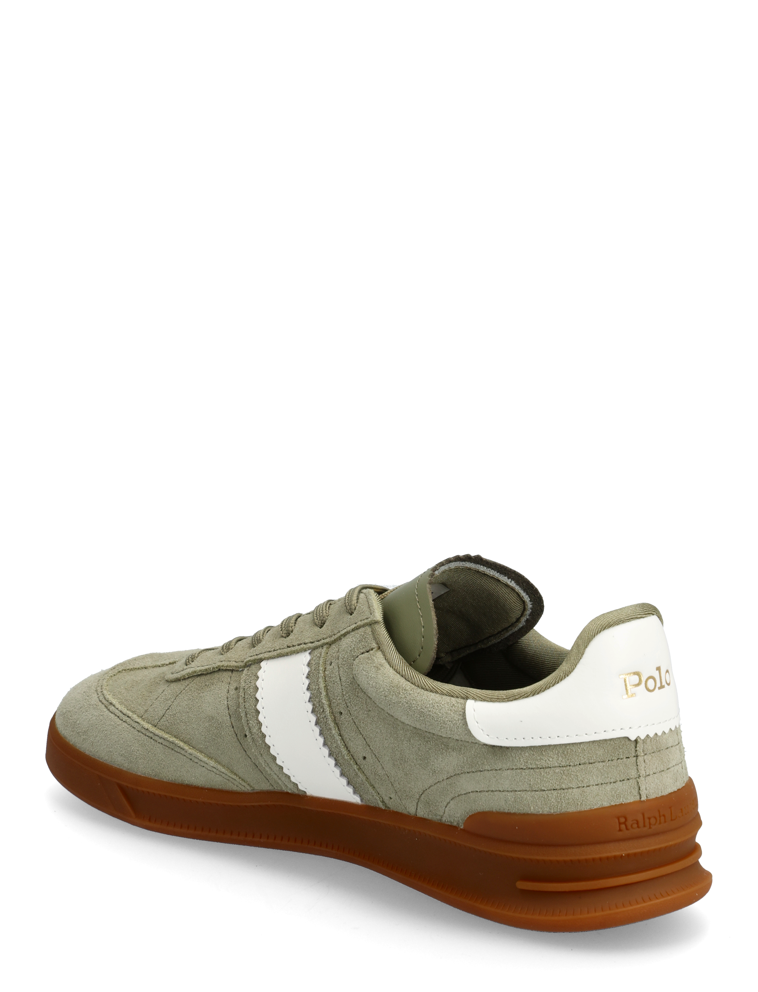 Polo Ralph Lauren - Heritage Aera Suede Sneaker - baskets basses - sage green/deckwa - 2