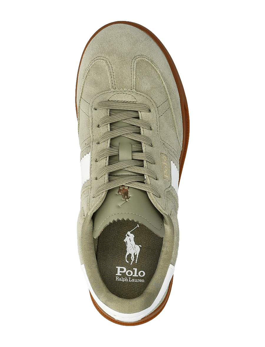 Polo Ralph Lauren - Heritage Aera Suede Sneaker - baskets basses - sage green/deckwa - 3