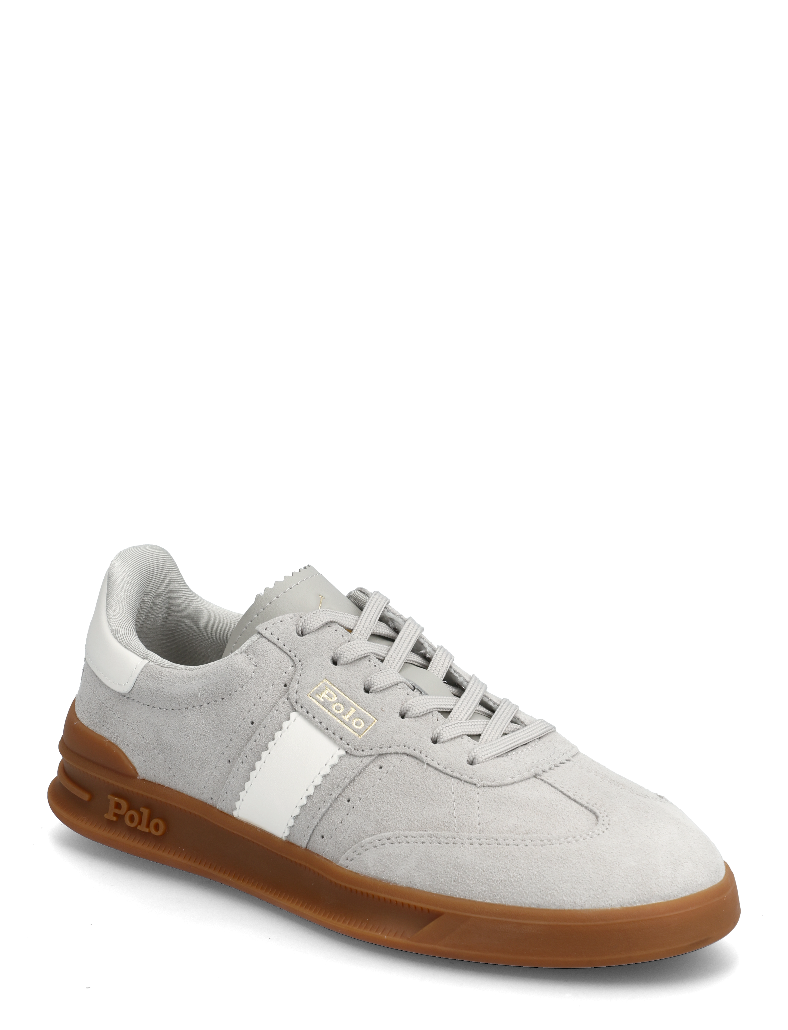 POLO RALPH LAUREN Heritage Aera Wildleder Sneaker Grau - 33 - Damen