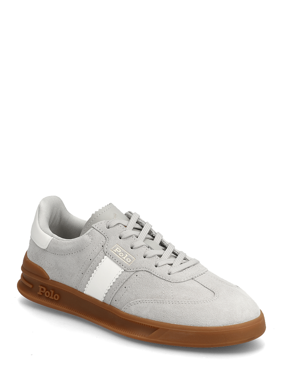 Polo Ralph Lauren - Heritage Aera Suede Sneaker - baskets basses - taupe grey/deckwa - 0