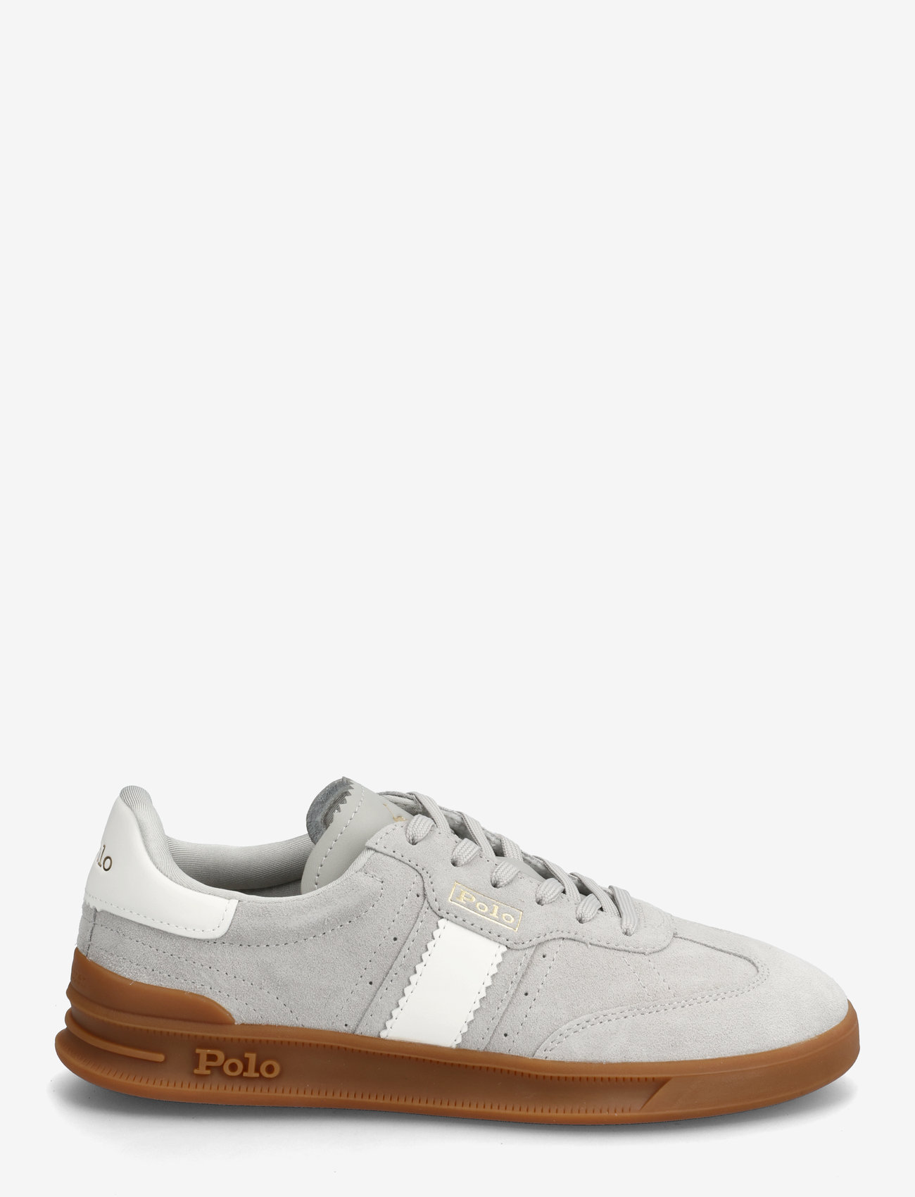 Polo Ralph Lauren - Heritage Aera Suede Sneaker - tennised - taupe grey/deckwa - 1