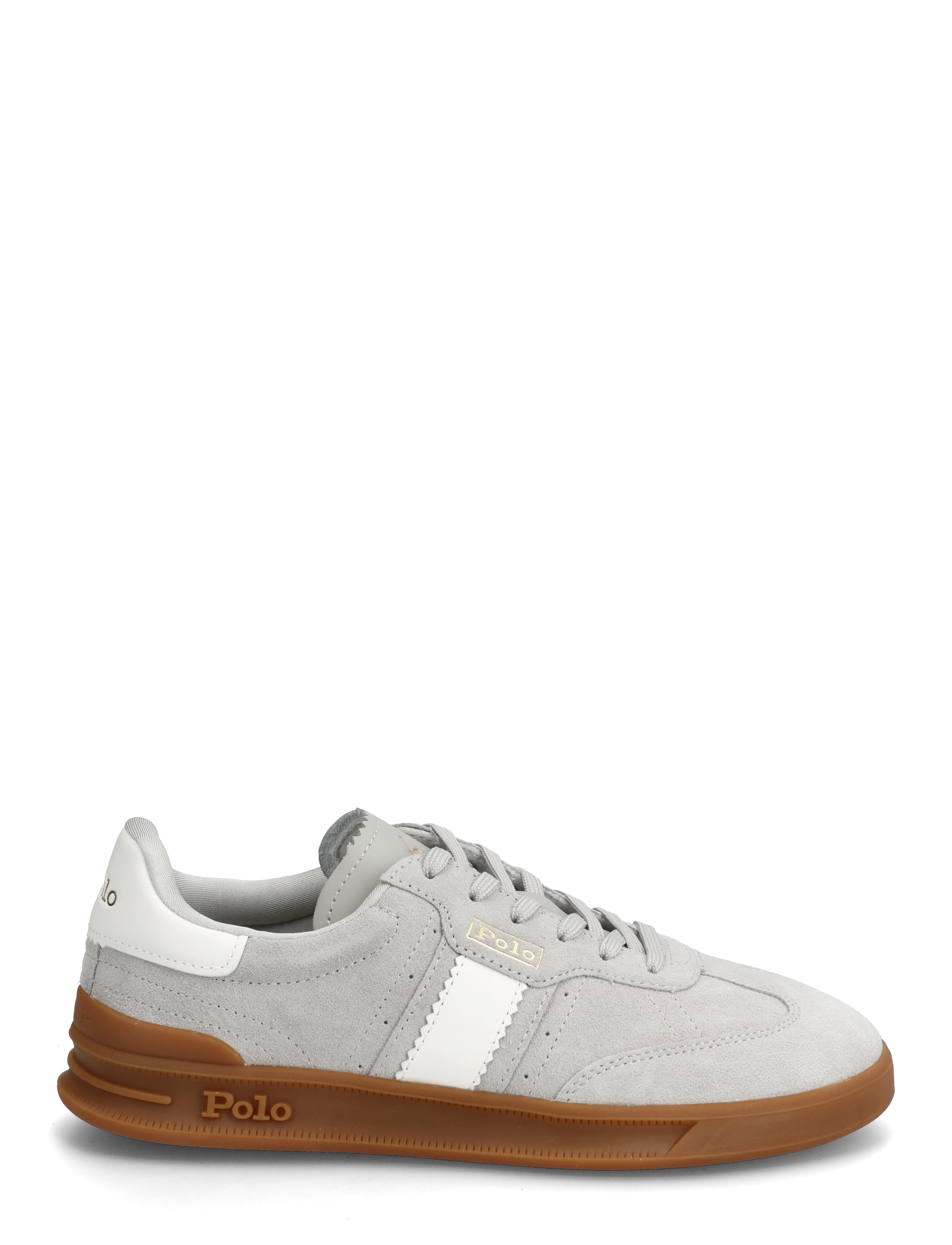 Polo Ralph Lauren - Heritage Aera Suede Sneaker - baskets basses - taupe grey/deckwa - 1