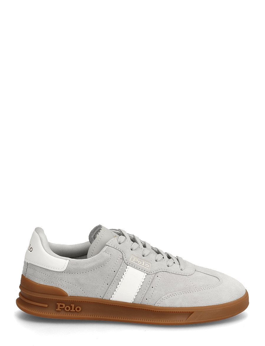Polo Ralph Lauren - Heritage Aera Suede Sneaker - baskets basses - taupe grey/deckwa - 1