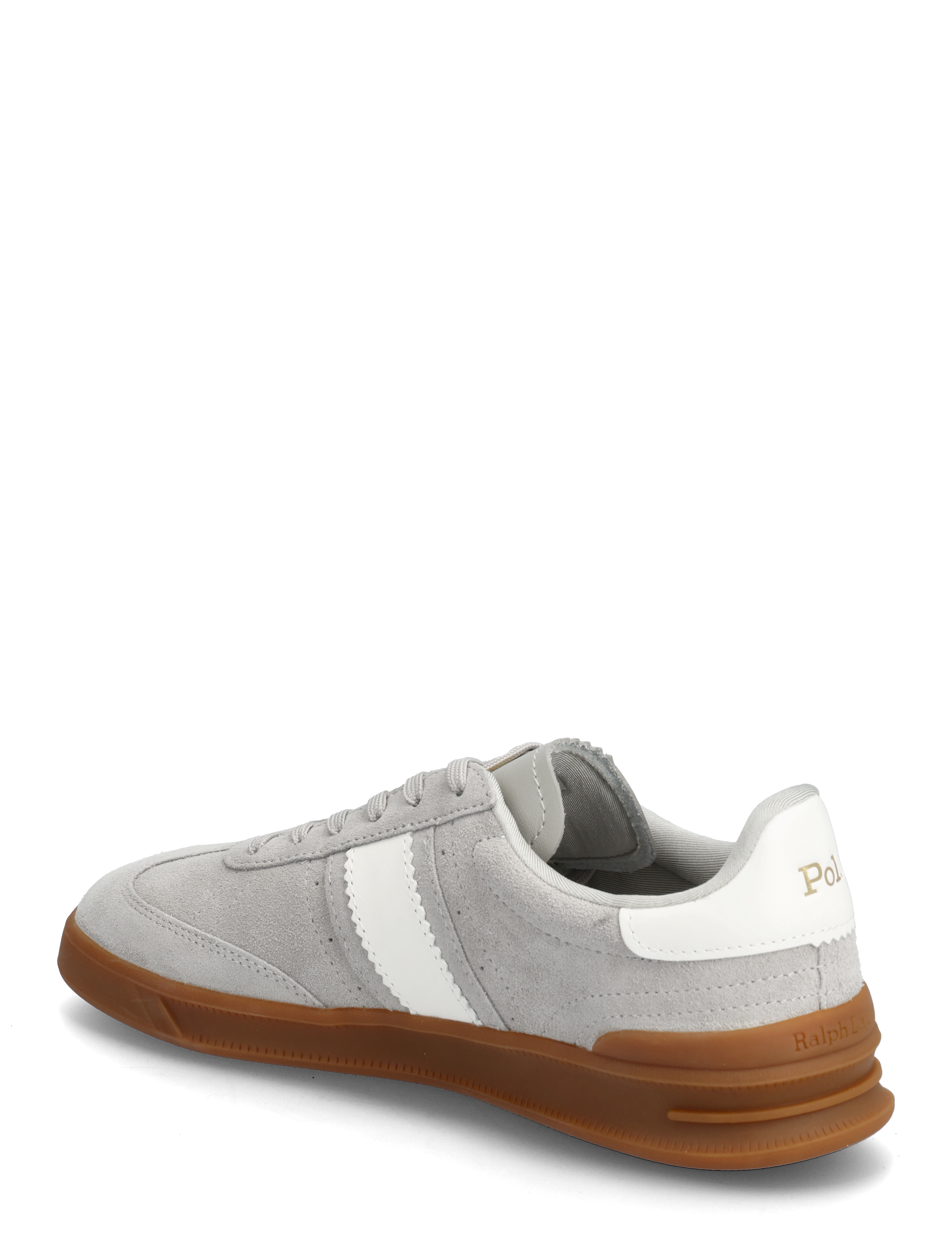 Polo Ralph Lauren - Heritage Aera Suede Sneaker - baskets basses - taupe grey/deckwa - 2