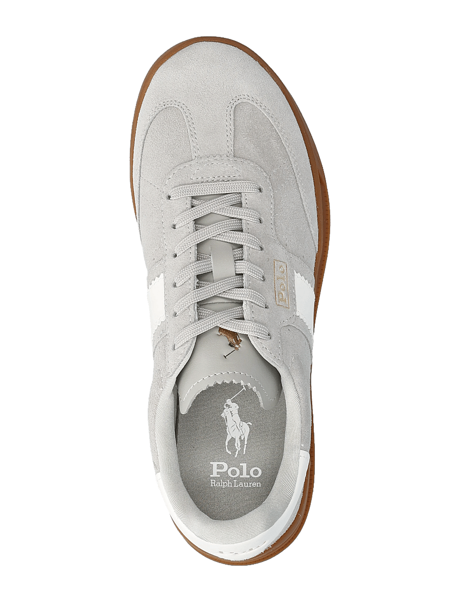 Polo Ralph Lauren - Heritage Aera Suede Sneaker - baskets basses - taupe grey/deckwa - 3