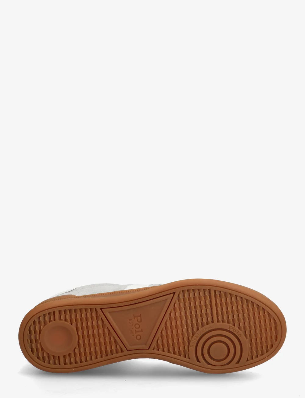 Polo Ralph Lauren - SUEDE-HTR AERA-SK-LTL - låga sneakers - taupe grey/deckwa - 4