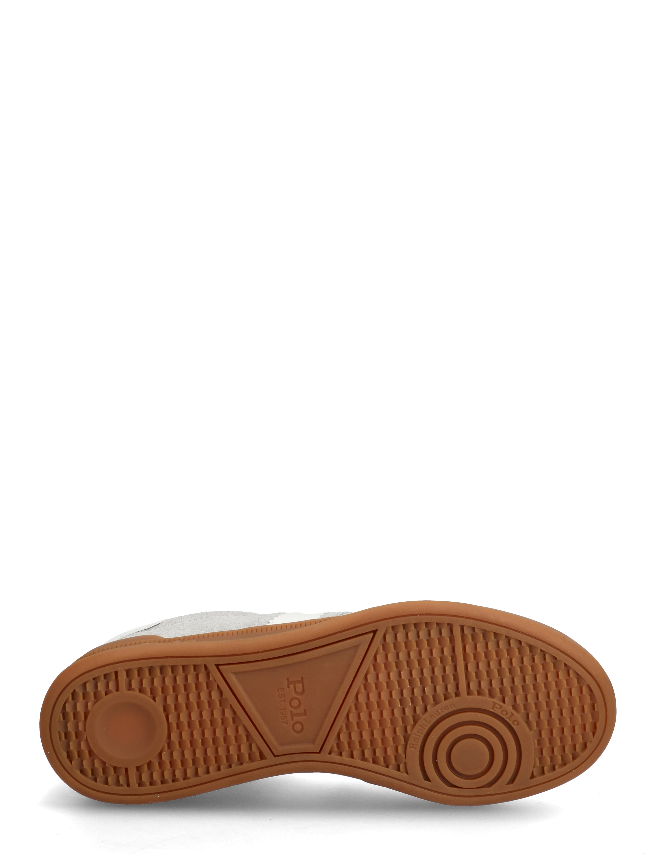 Polo Ralph Lauren - Heritage Aera Suede Sneaker - baskets basses - taupe grey/deckwa - 4