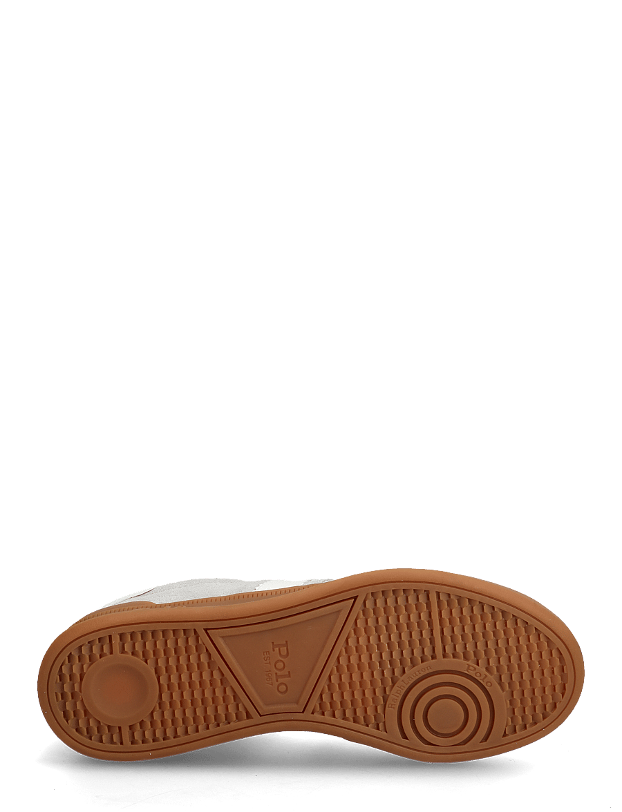 Polo Ralph Lauren - Heritage Aera Suede Sneaker - baskets basses - taupe grey/deckwa - 4