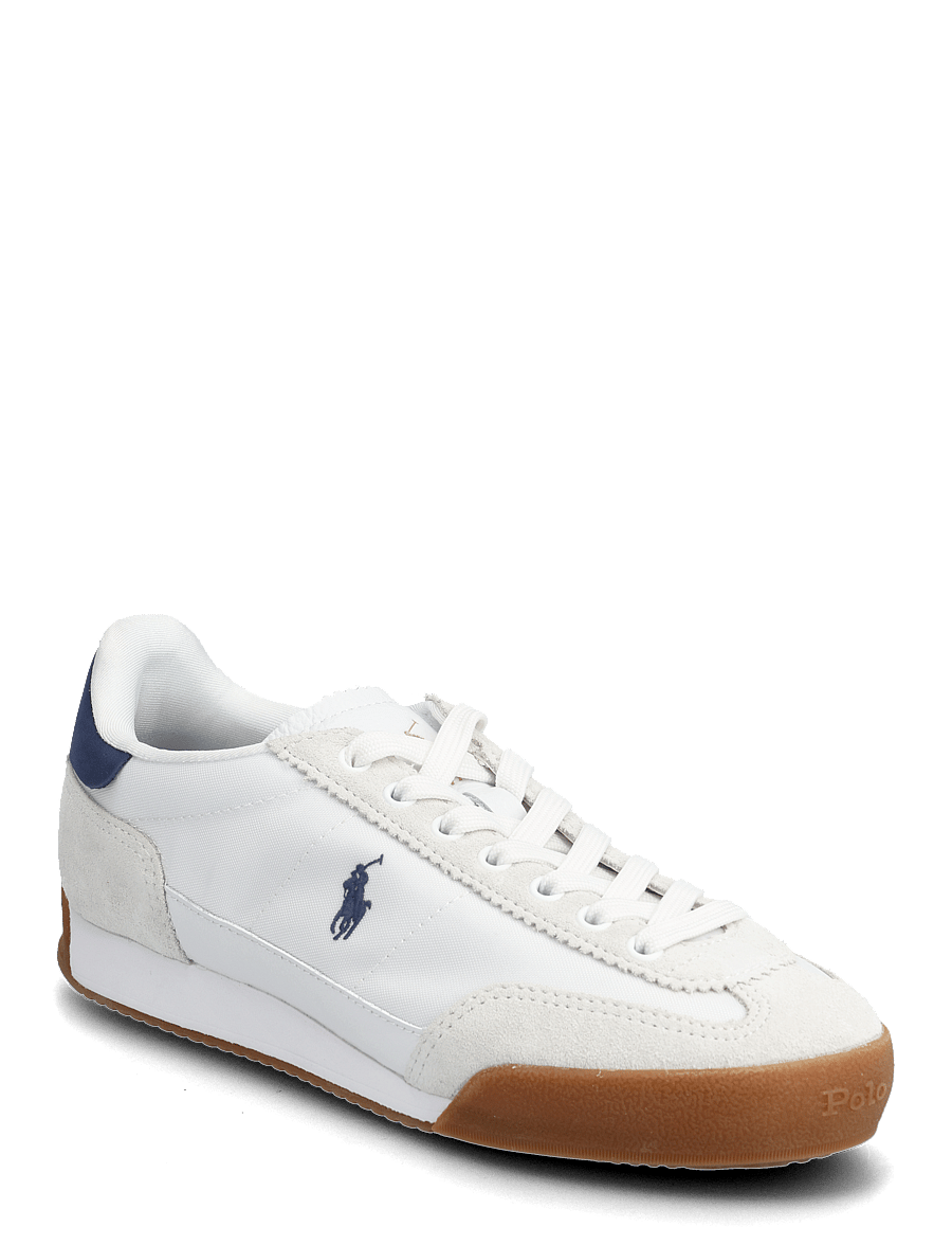 Polo Ralph Lauren - Hester Leather-Suede Sneaker - konfirmation - white/navy - 0