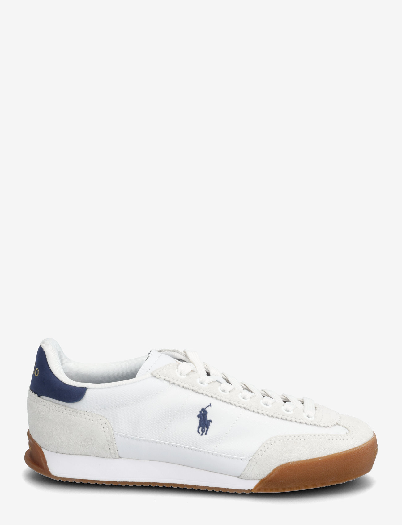 Polo Ralph Lauren - Hester Leather-Suede Sneaker - konfirmationstøj - white/navy - 1