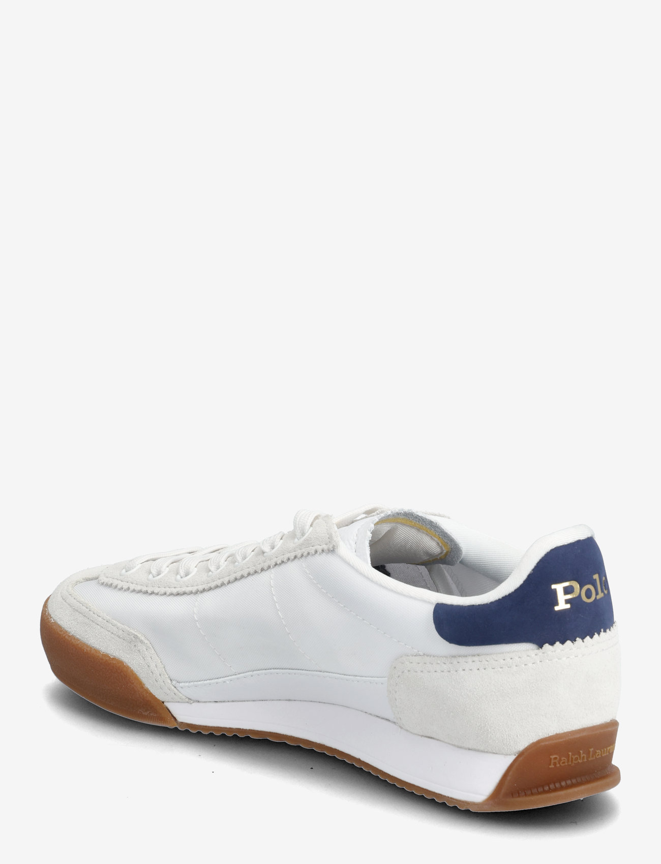 Polo Ralph Lauren - Hester Leather-Suede Sneaker - konfirmationstøj - white/navy - 2