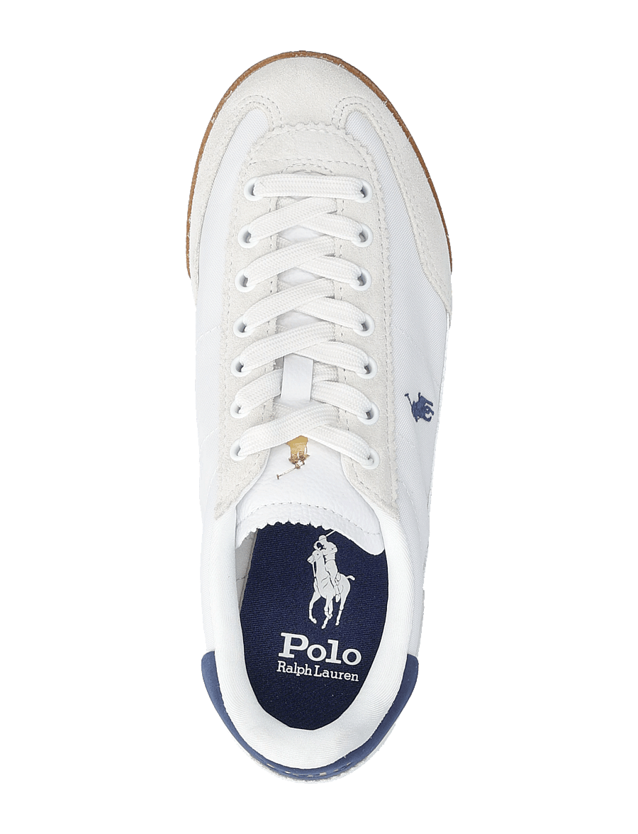 Polo Ralph Lauren - Hester Leather-Suede Sneaker - konfirmation - white/navy - 3