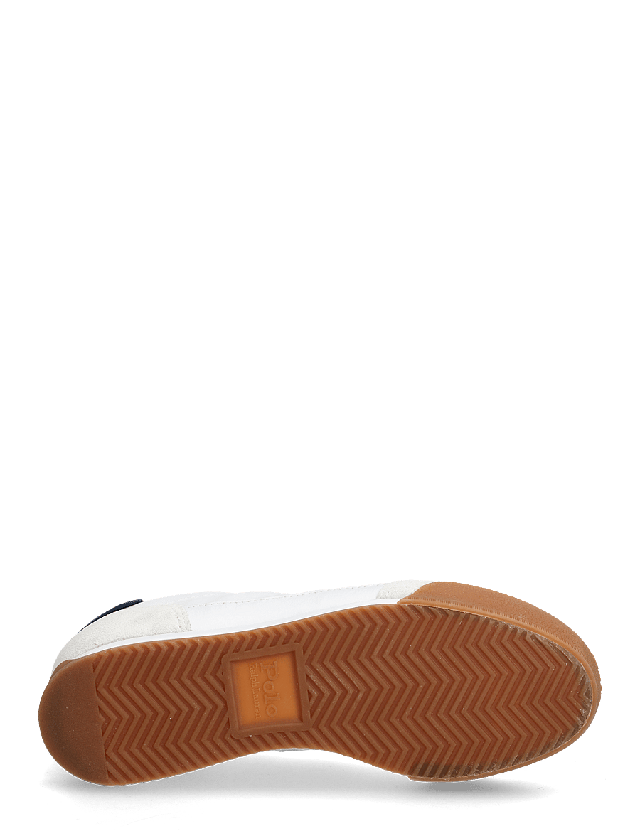 Polo Ralph Lauren - Hester Leather-Suede Sneaker - konfirmation - white/navy - 4