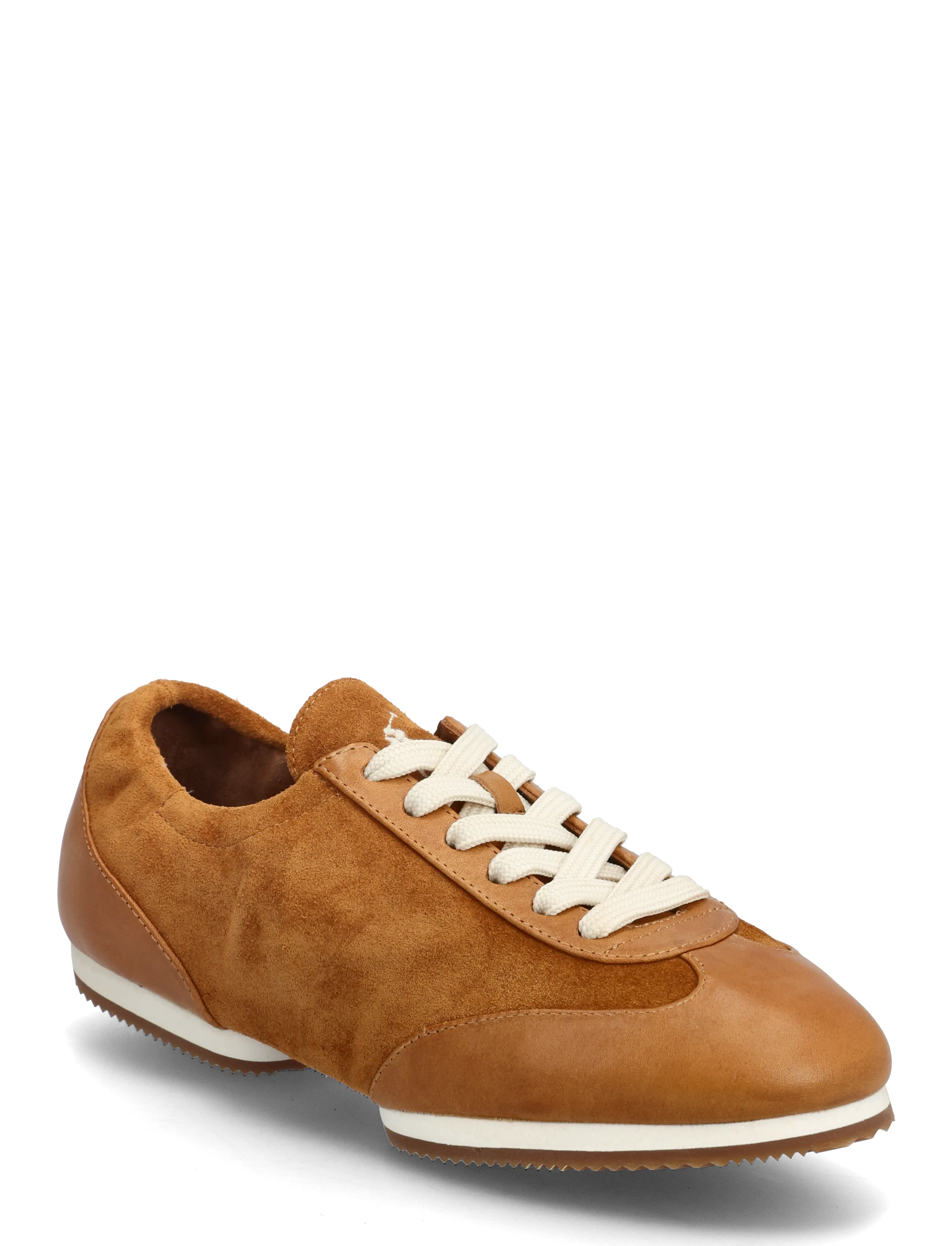 Polo Ralph Lauren The Leather-Suede Pony Ballerina Sneaker - Schuhe - RUM / brown
