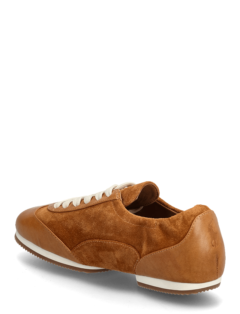 Polo Ralph Lauren - The Leather-Suede Pony Ballerina Sneaker - låga sneakers - rum - 2
