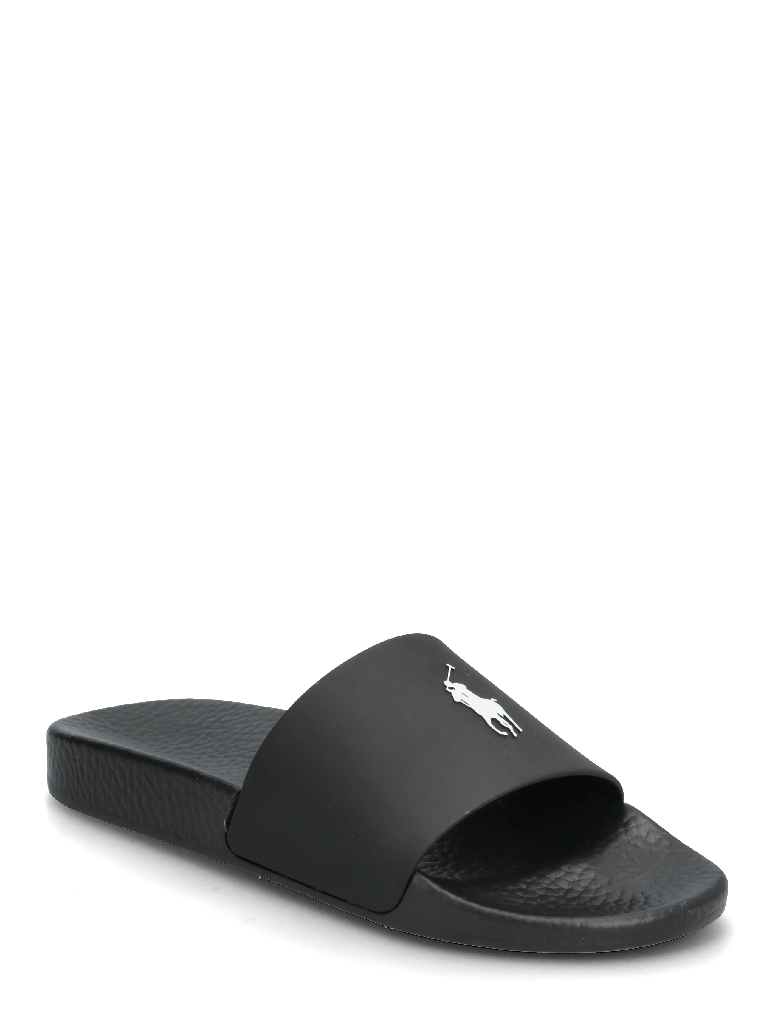 Polo Ralph Lauren Big Pony Slide - Sandalen - BLACK/WHITE / black