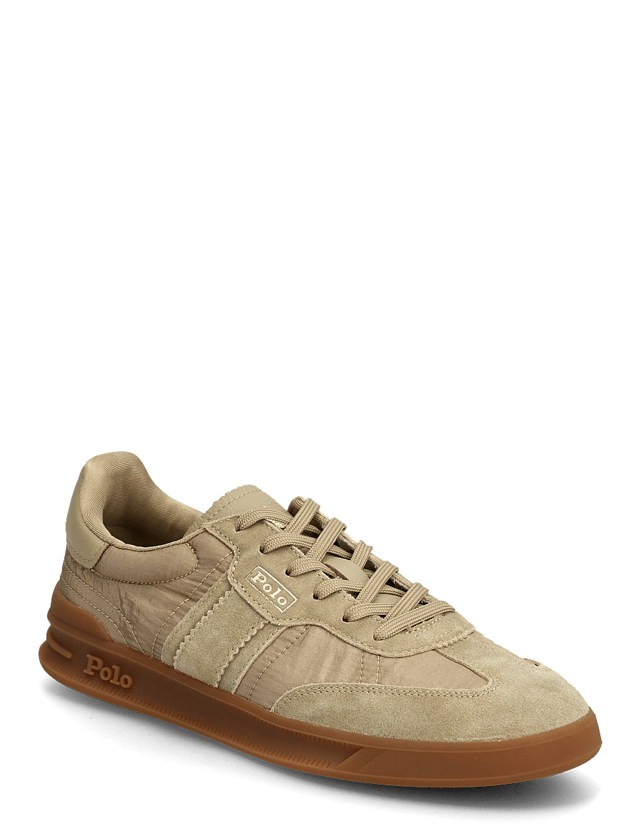Polo Ralph Lauren - DELAVE SUEDE/NYLON-HTR AERA-SK-LTL - surrey tan - 0