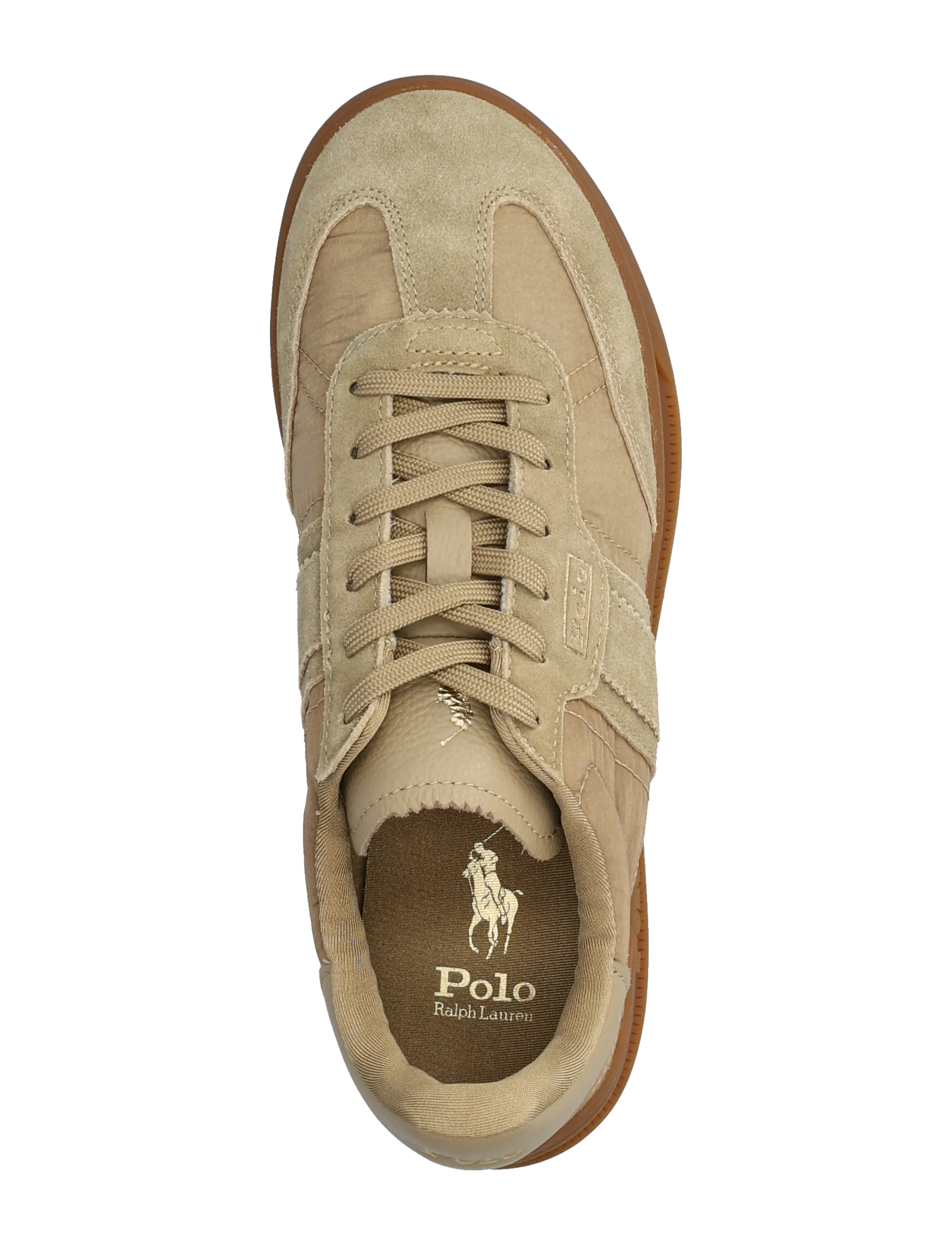 Polo Ralph Lauren - DELAVE SUEDE/NYLON-HTR AERA-SK-LTL - surrey tan - 3