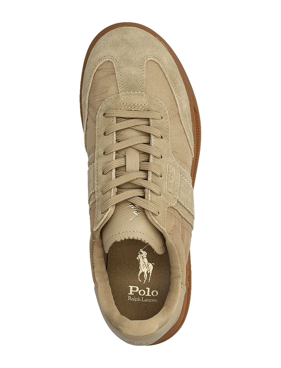 Polo Ralph Lauren - DELAVE SUEDE/NYLON-HTR AERA-SK-LTL - surrey tan - 3