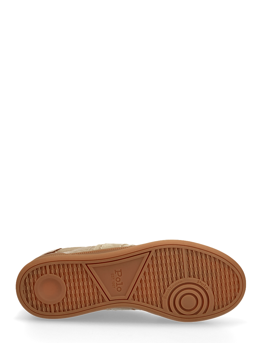 Polo Ralph Lauren - DELAVE SUEDE/NYLON-HTR AERA-SK-LTL - surrey tan - 4
