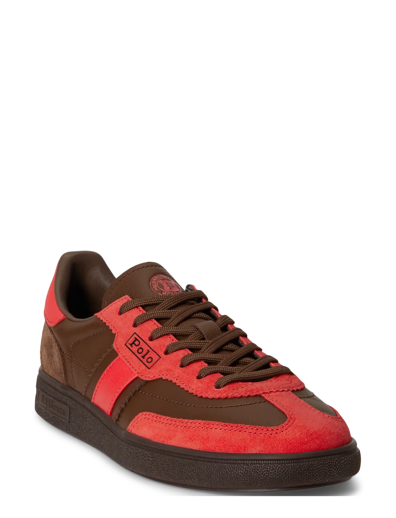 Polo Ralph Lauren - Bedford Suede Sneaker - lave sneakers - bright hibiscus/c - 2