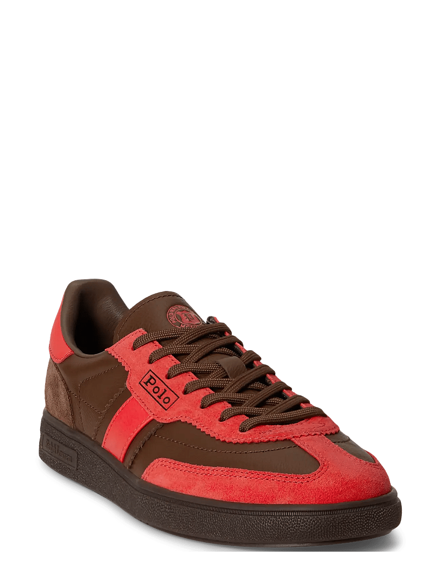 Polo Ralph Lauren - Bedford Suede Sneaker - lave sneakers - bright hibiscus/c - 2