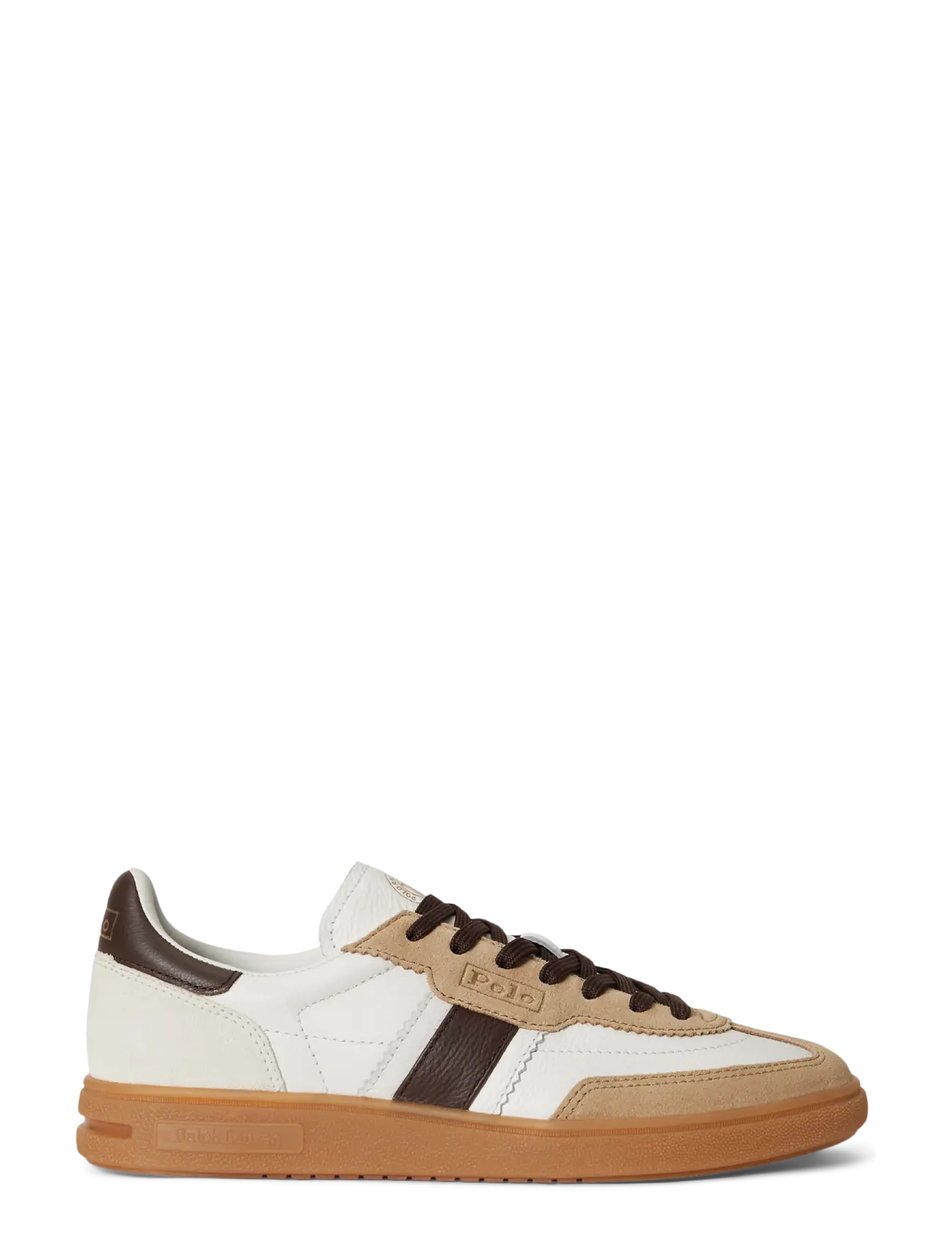 Polo Ralph Lauren Bedford Suede Sneaker, 37.5, Beige, Sneakers > Sneakers Med Lav Top, Dame
