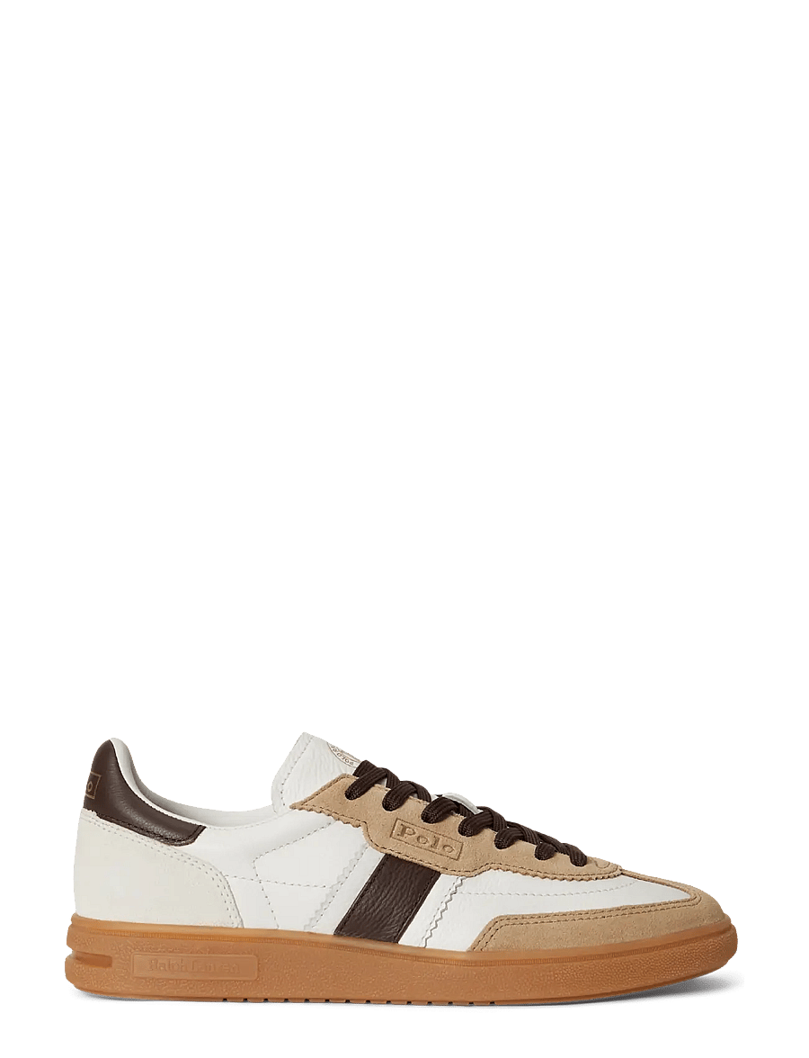 Polo Ralph Lauren - Bedford Suede Sneaker - lave sneakers - deckwash white/cl - 0