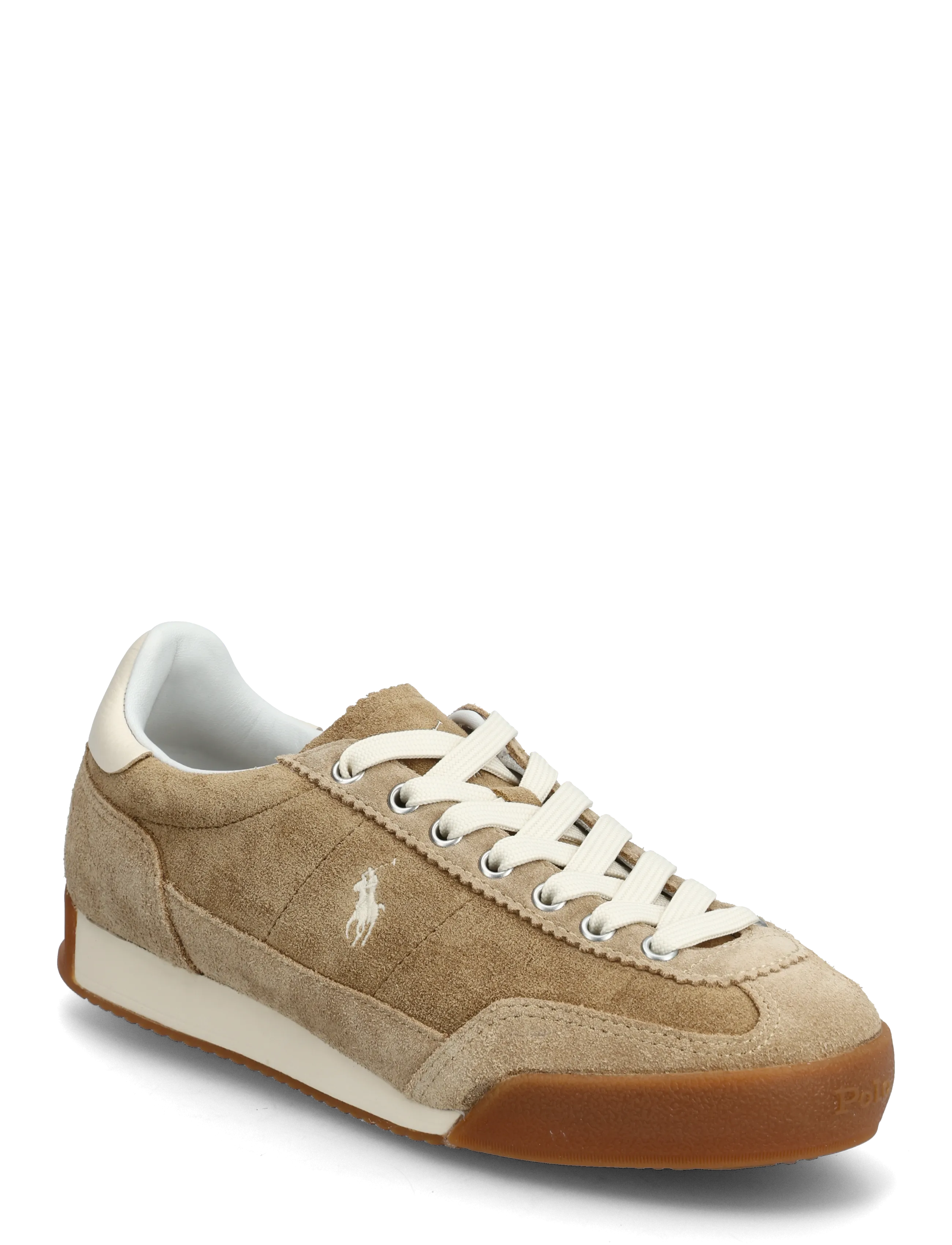 POLO RALPH LAUREN Hester Wildleder Sneaker Beige - 37.5 - Damen