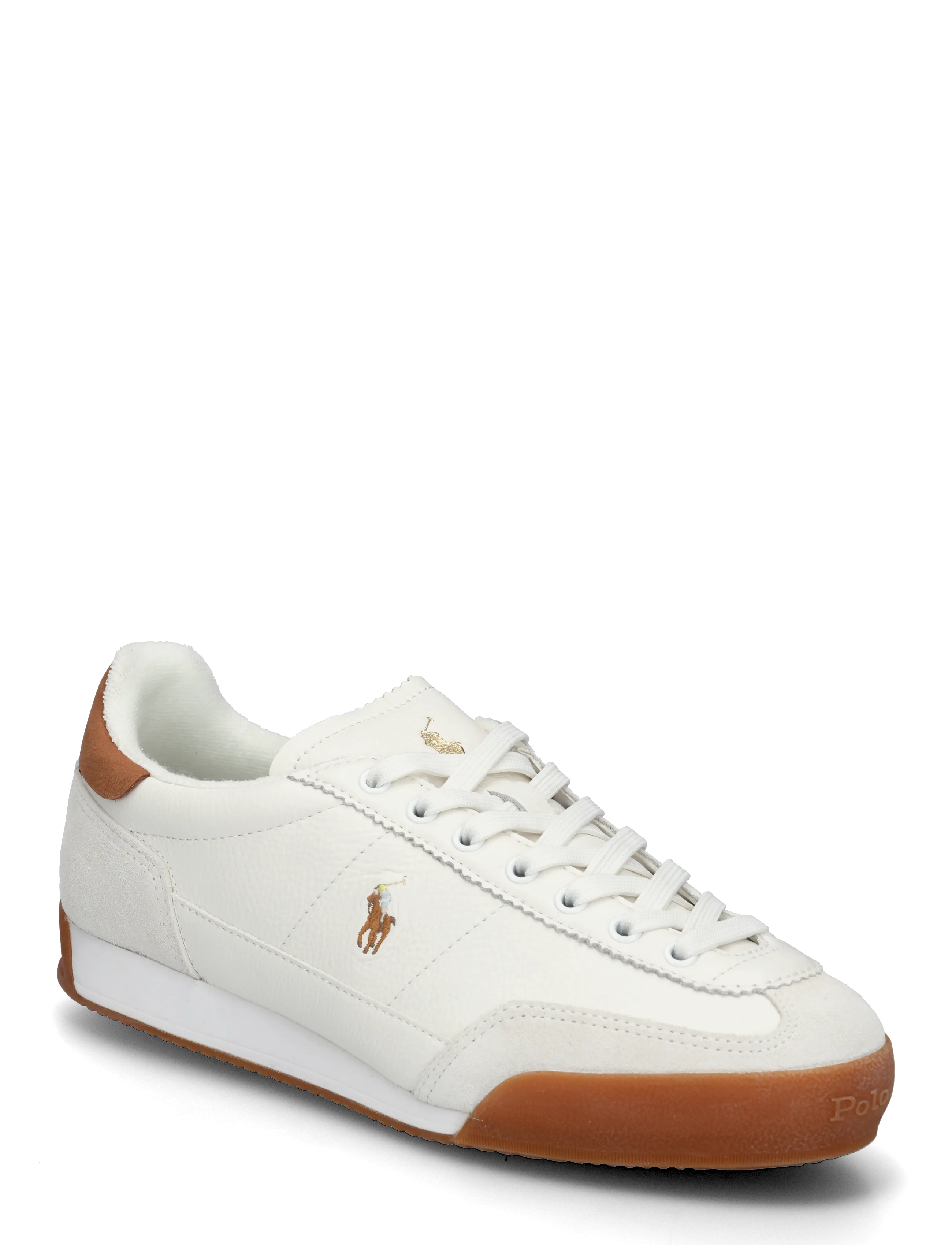Polo Ralph Lauren Hester Leather Sneaker - Sneaker - DECKWASH WHITE/TA / white
