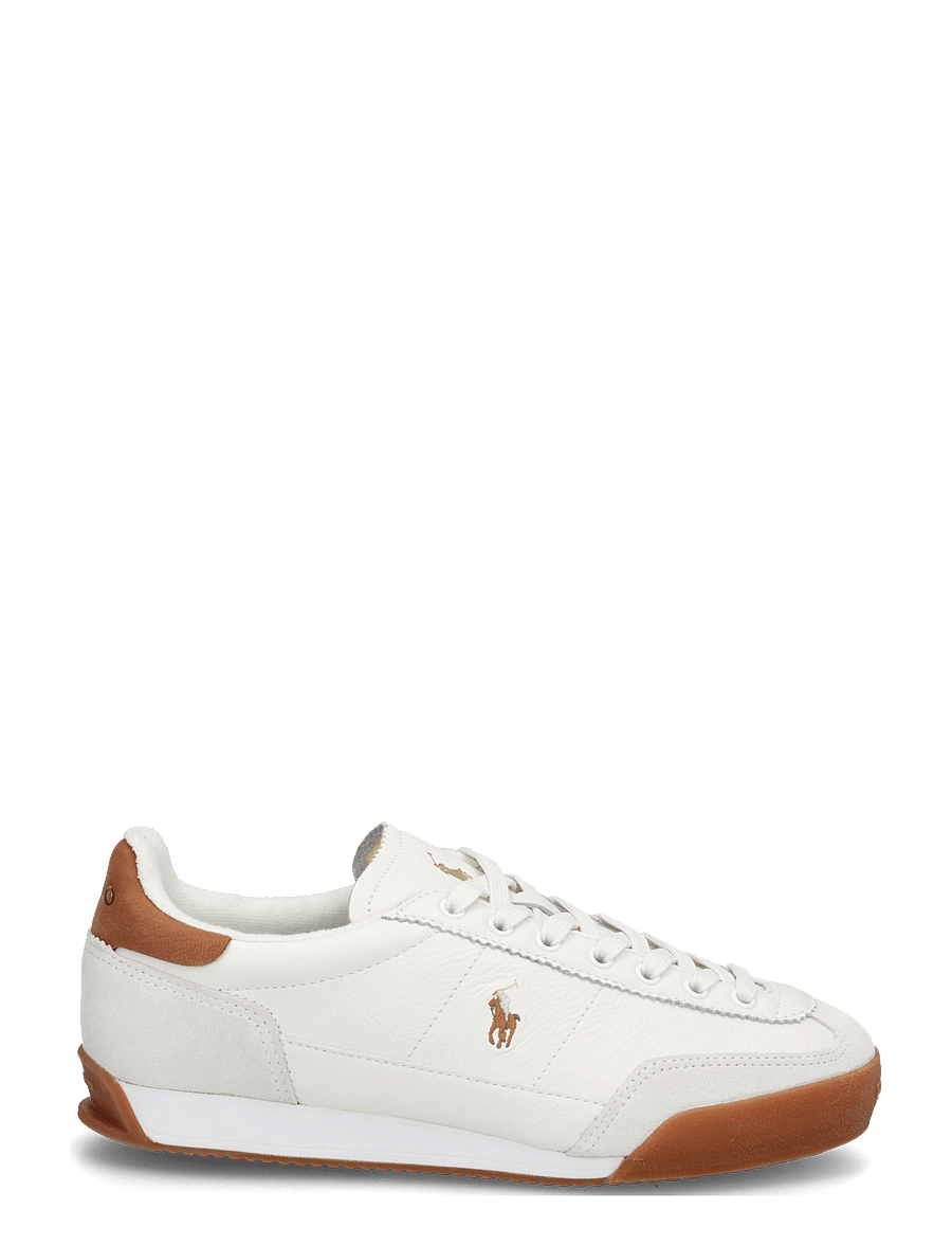 Polo Ralph Lauren - LEATHER/SUEDE-HESTER PP-SK-LTL - low tops - deckwash white/ta - 1
