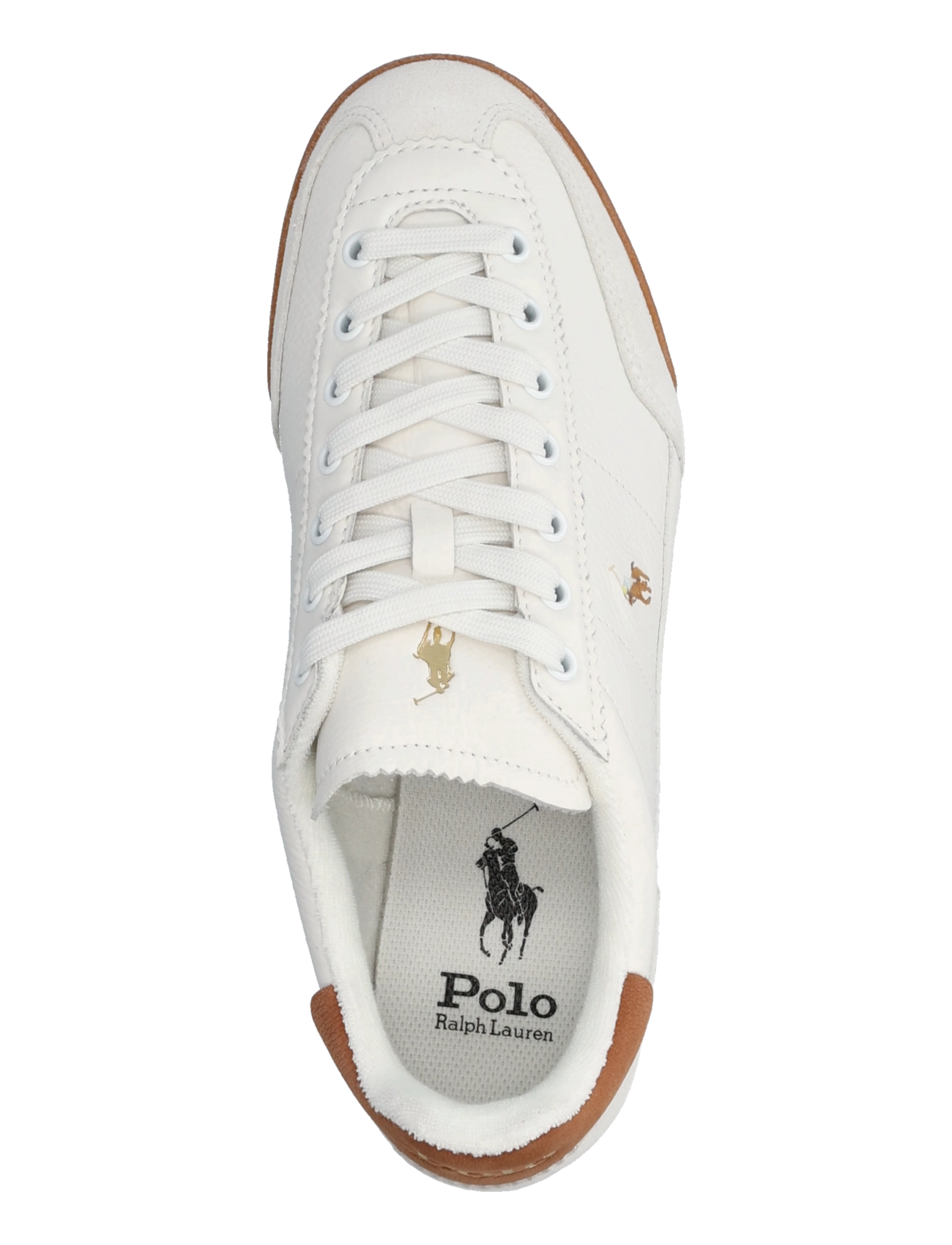 Polo Ralph Lauren - LEATHER/SUEDE-HESTER PP-SK-LTL - deckwash white/ta - 3