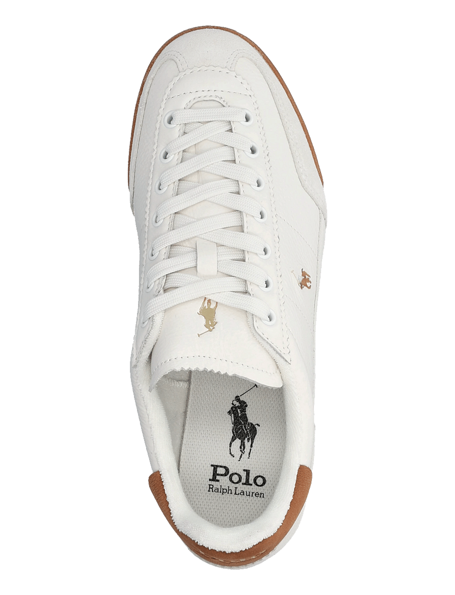 Polo Ralph Lauren - LEATHER/SUEDE-HESTER PP-SK-LTL - low tops - deckwash white/ta - 3
