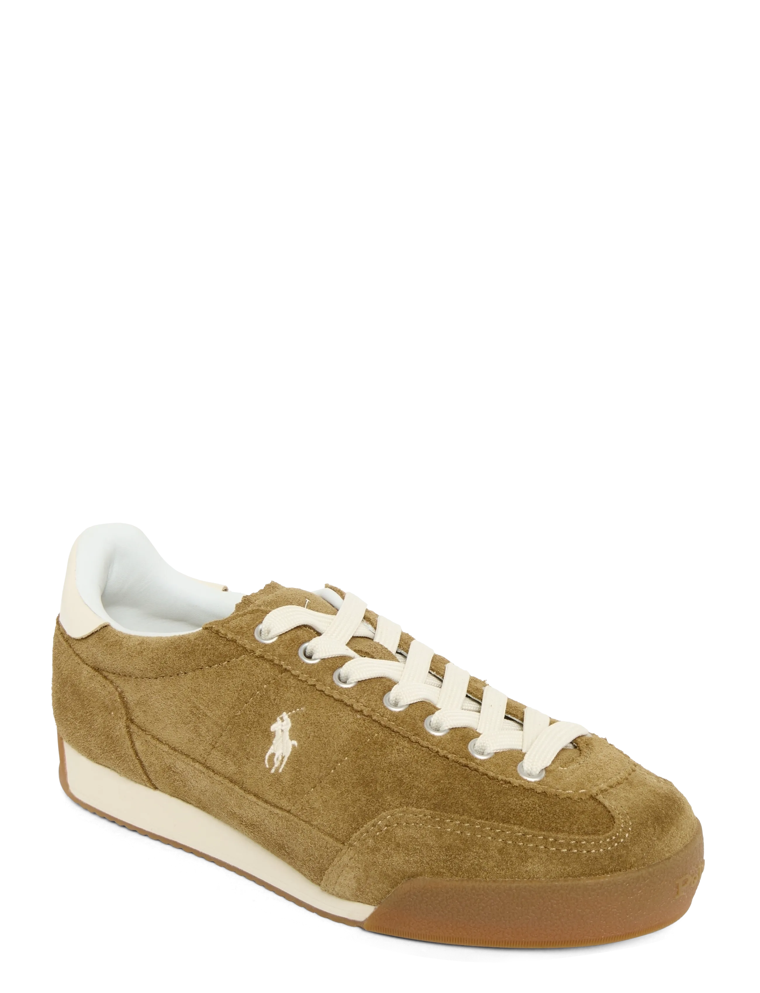 Polo Ralph Lauren Hester Suede Low-Top Sneaker, 36, Sneakers, Braun - Low-top Frauen