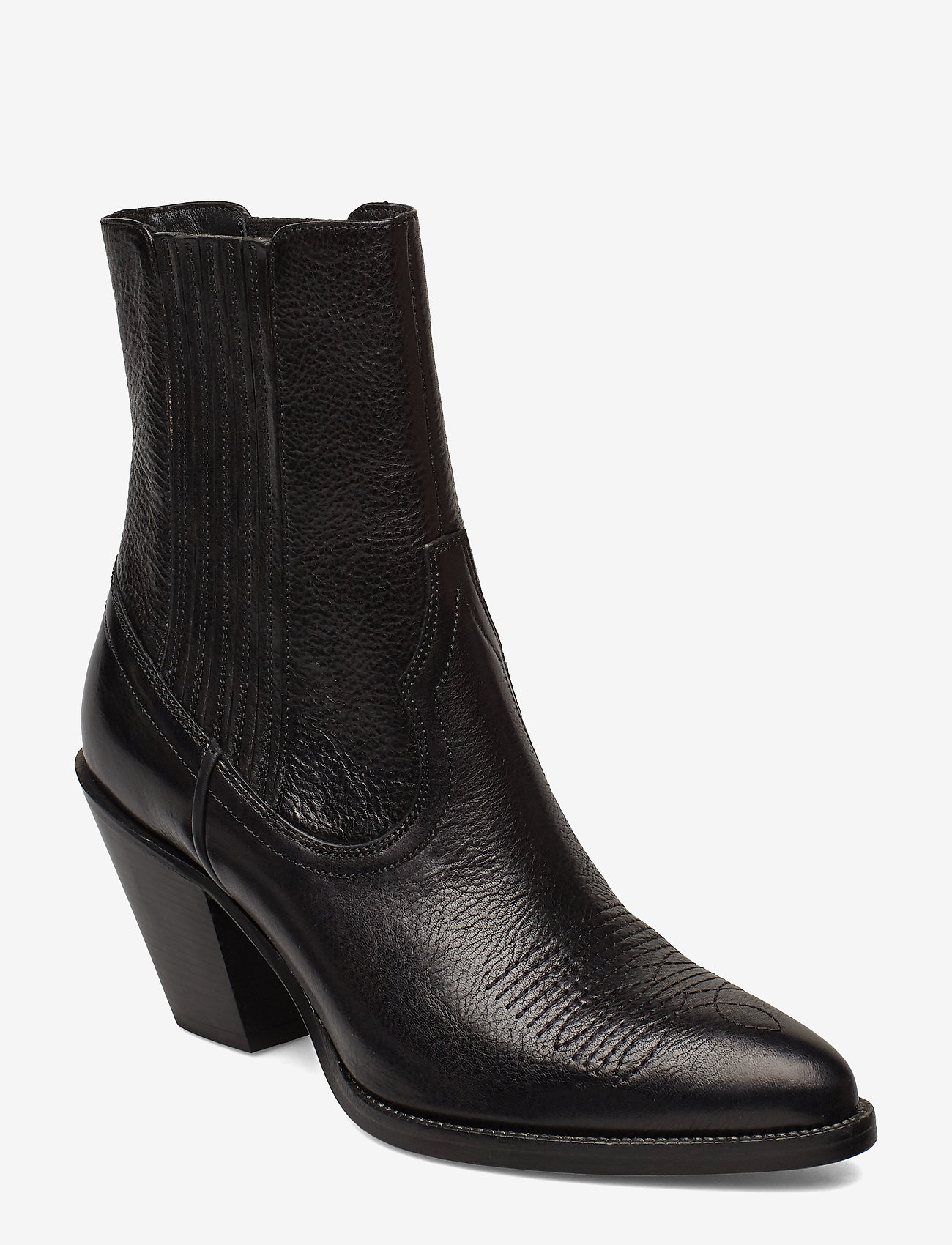 Polo Ralph Lauren - Lowrey Leather Cowboy Boot - black - 0