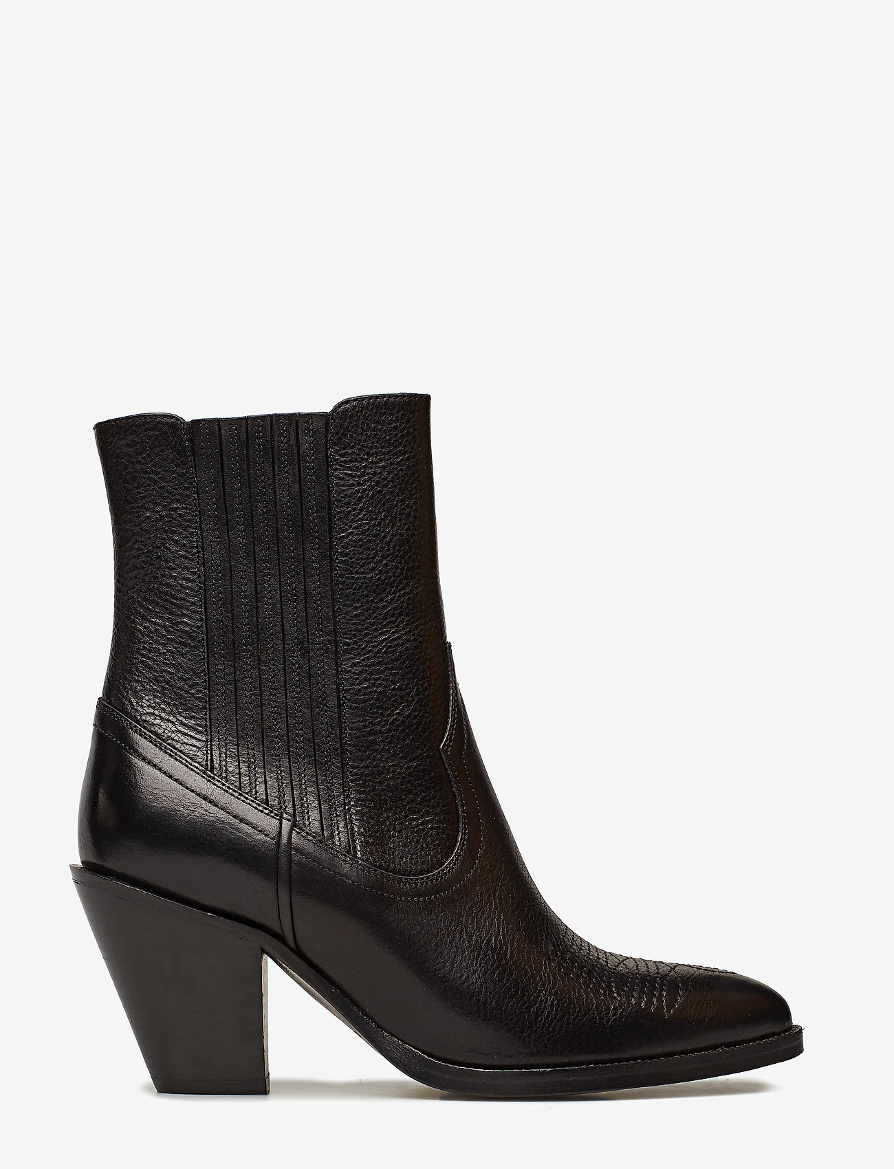 Polo Ralph Lauren - Lowrey Leather Cowboy Boot - black - 1