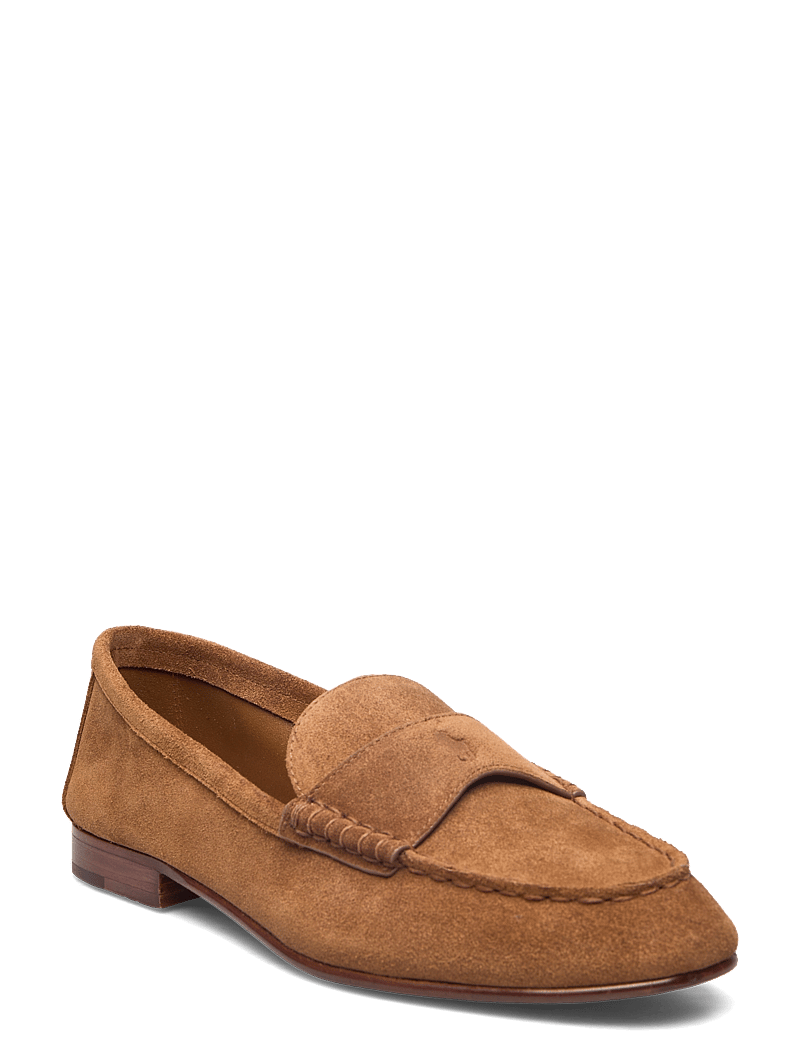 Polo Ralph Lauren Embossed-pony Suede Penny Loafer (PRW818867959) Flats