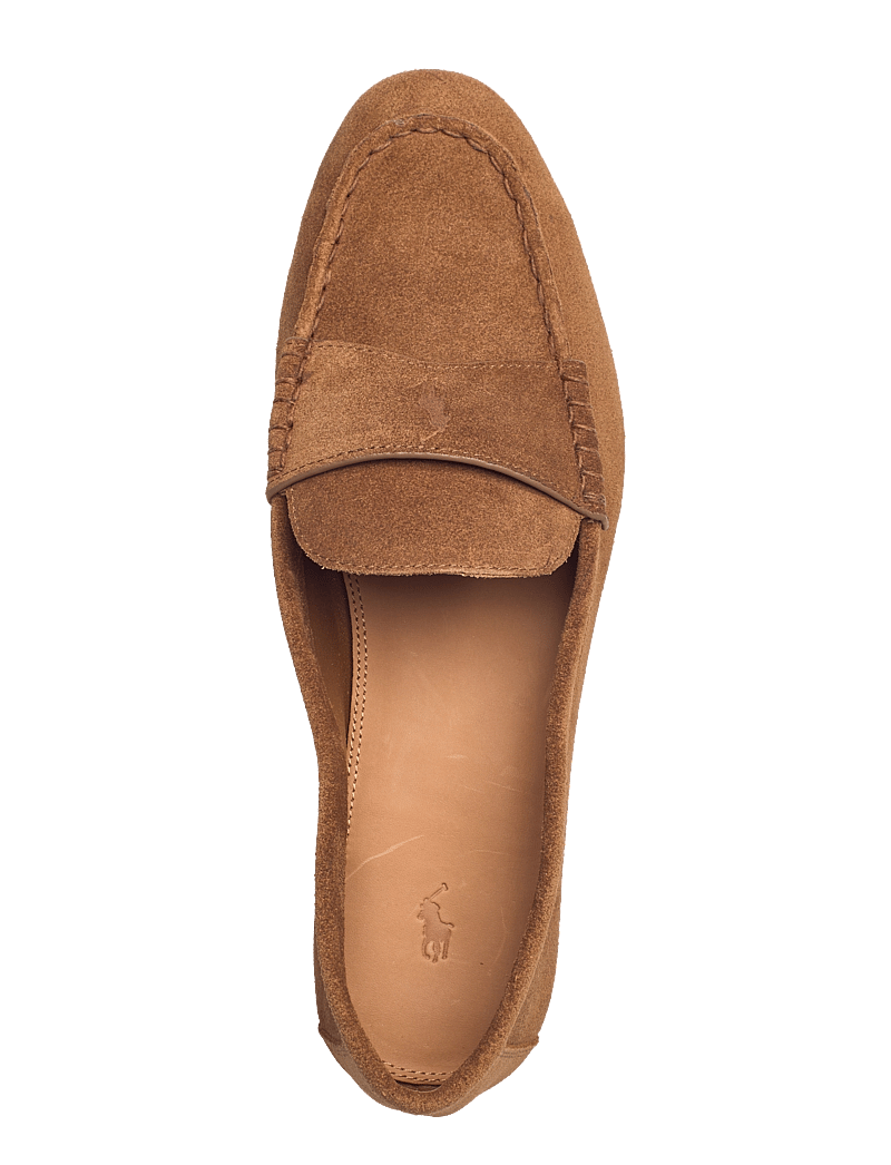 Polo Ralph Lauren Embossed-pony Suede Penny Loafer (PRW818867959) Flats