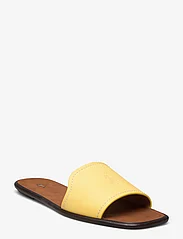 Polo Ralph Lauren - Vachetta Leather Slide Sandal - zempapēžu sandales - limone - 0