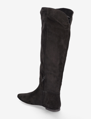 Polo Ralph Lauren - Suede Knee-High Flat Boot - sievietēm - black - 2