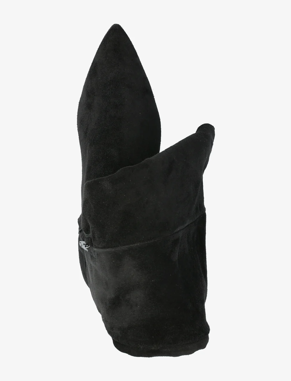 Polo Ralph Lauren - Suede Knee-High Flat Boot - kniehohe stiefel - black - 3