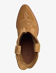 Polo Ralph Lauren - Calfskin Suede Western Boot - augsts papēdis - caramel - 3