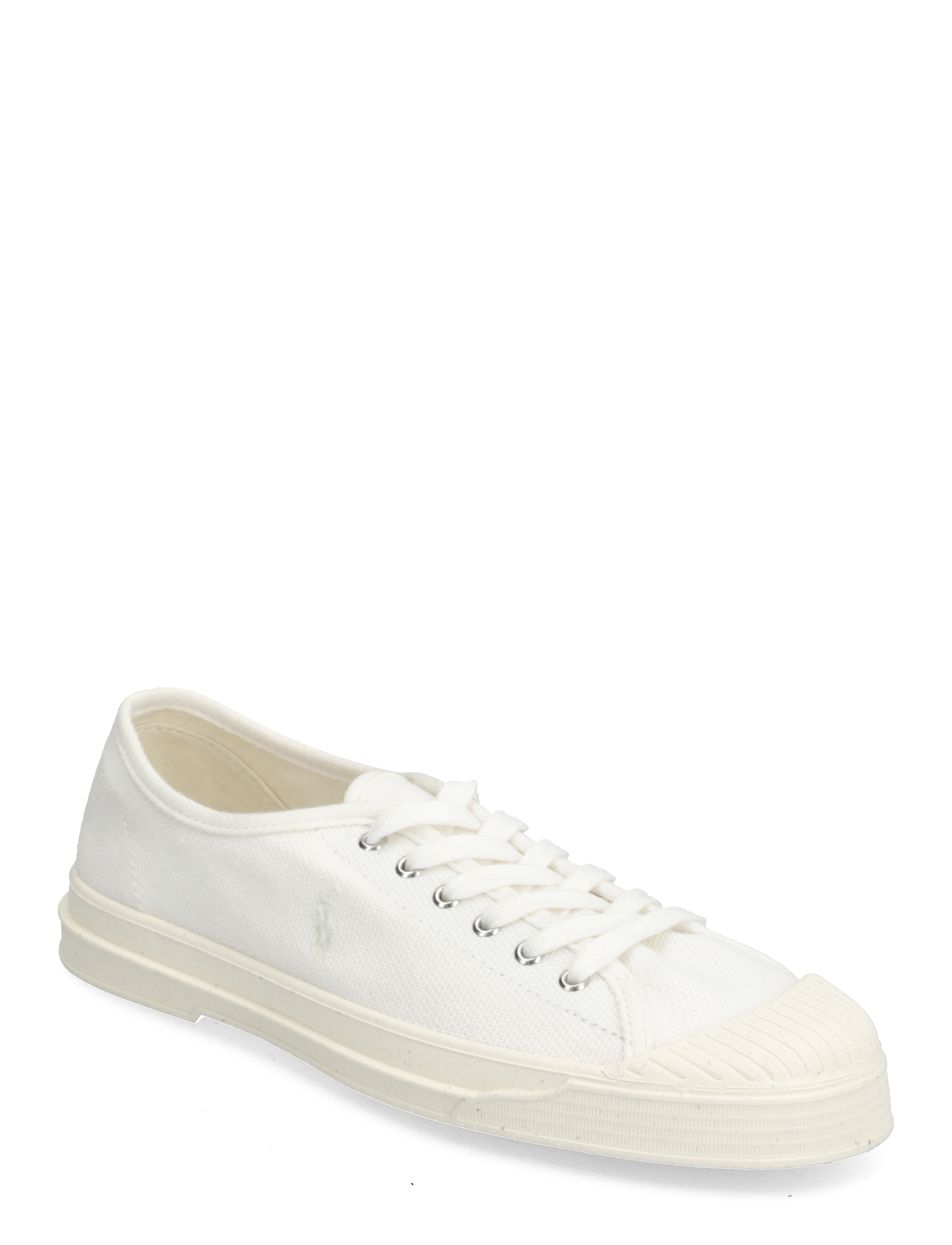 Polo Ralph Lauren Essence 100 Canvas Cap-Toe Sneaker, 36, Sneakers, Weiß - Low-top Frauen